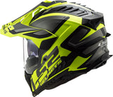 Ls2 endurohelm mx701 explorer alter helmet explorer age bw neono yellow matt gr. - afbeelding 1