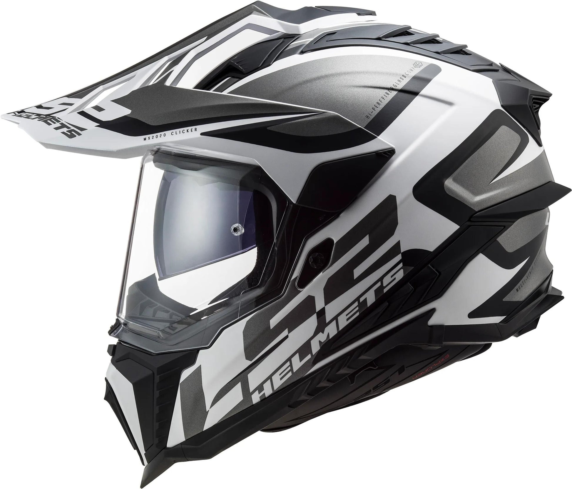 Ls2 endurohelm mx701 explorer alter helmet explorer age bw white matt gr. xs