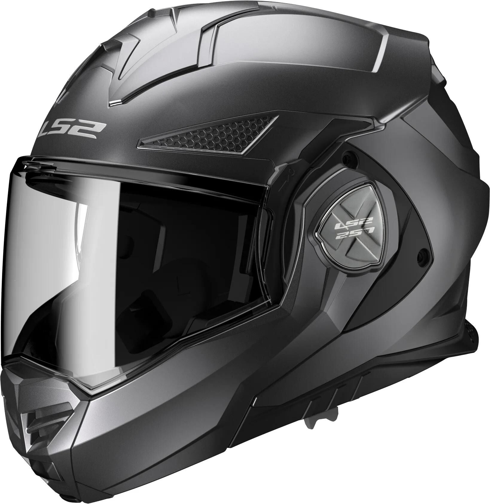 Ls2 opklaphelm ff901 advant x solid helmet advant x gray matt gr. m