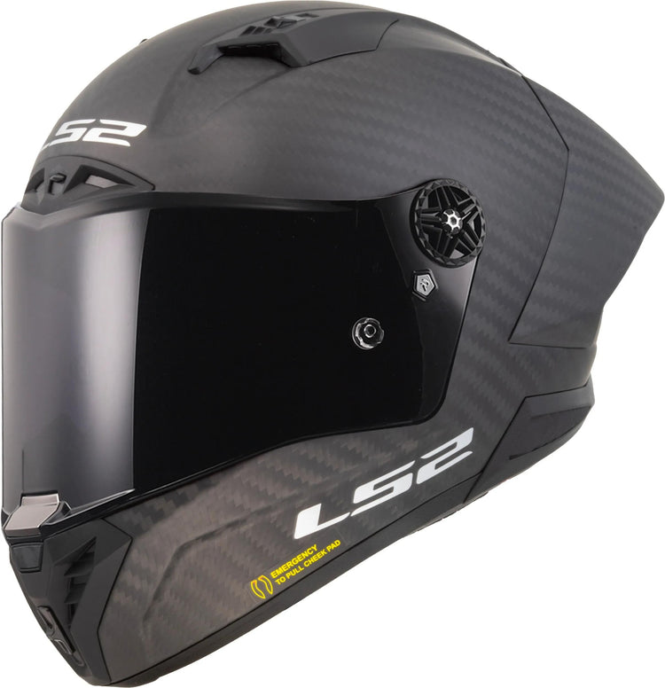 Ls2 integraalhelm ff805 thunder carbon gp aero helmet thunder gp aer black matt gr. l