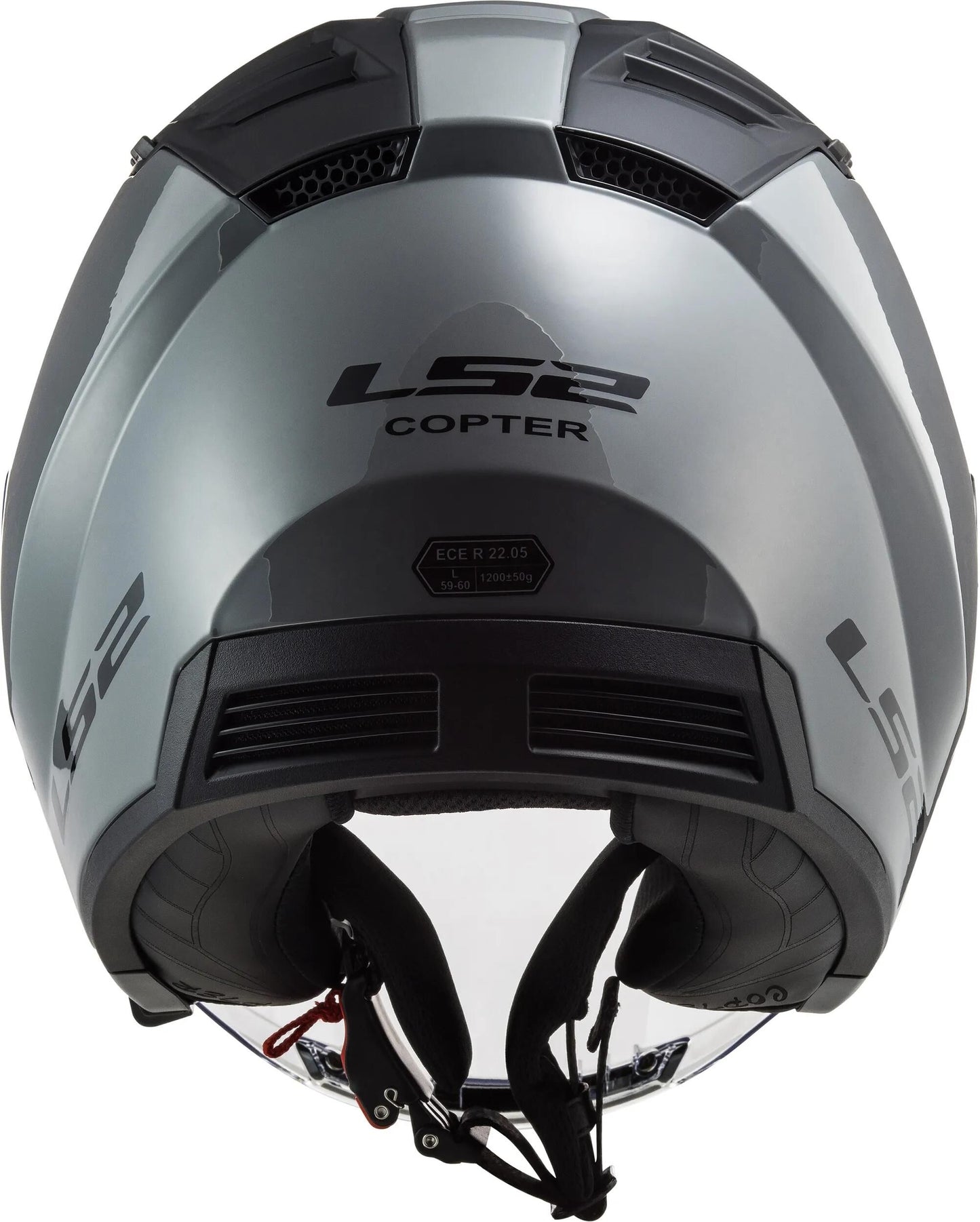 Ls2 jethelm of600 copter ii solid helmet copter ii soli nardo grey gr. l