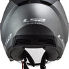Ls2 jethelm of600 copter ii solid helmet copter ii soli titanium matt gr. s