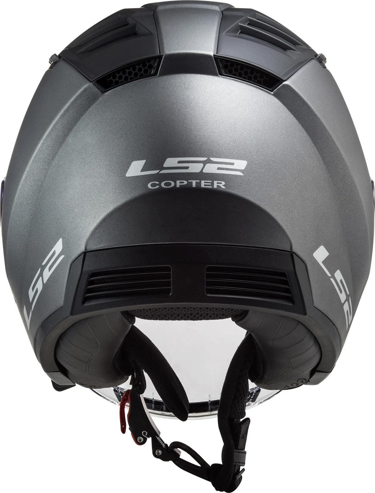 Ls2 jethelm of600 copter ii solid helmet copter ii soli titanium matt gr. l