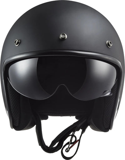 Ls2 jethelm of601 bob ii solid helmet of601 bob ii black matt gr. xs