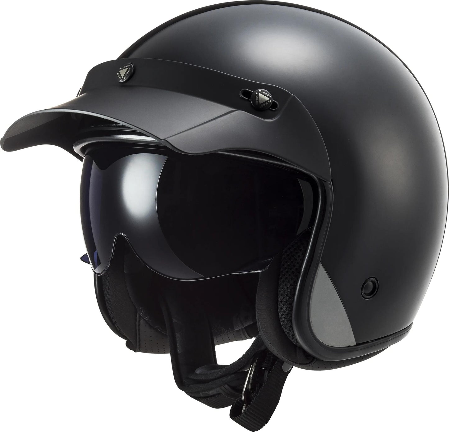 Ls2 jethelm of601 bob ii solid helmet of601 bob ii black matt gr. s