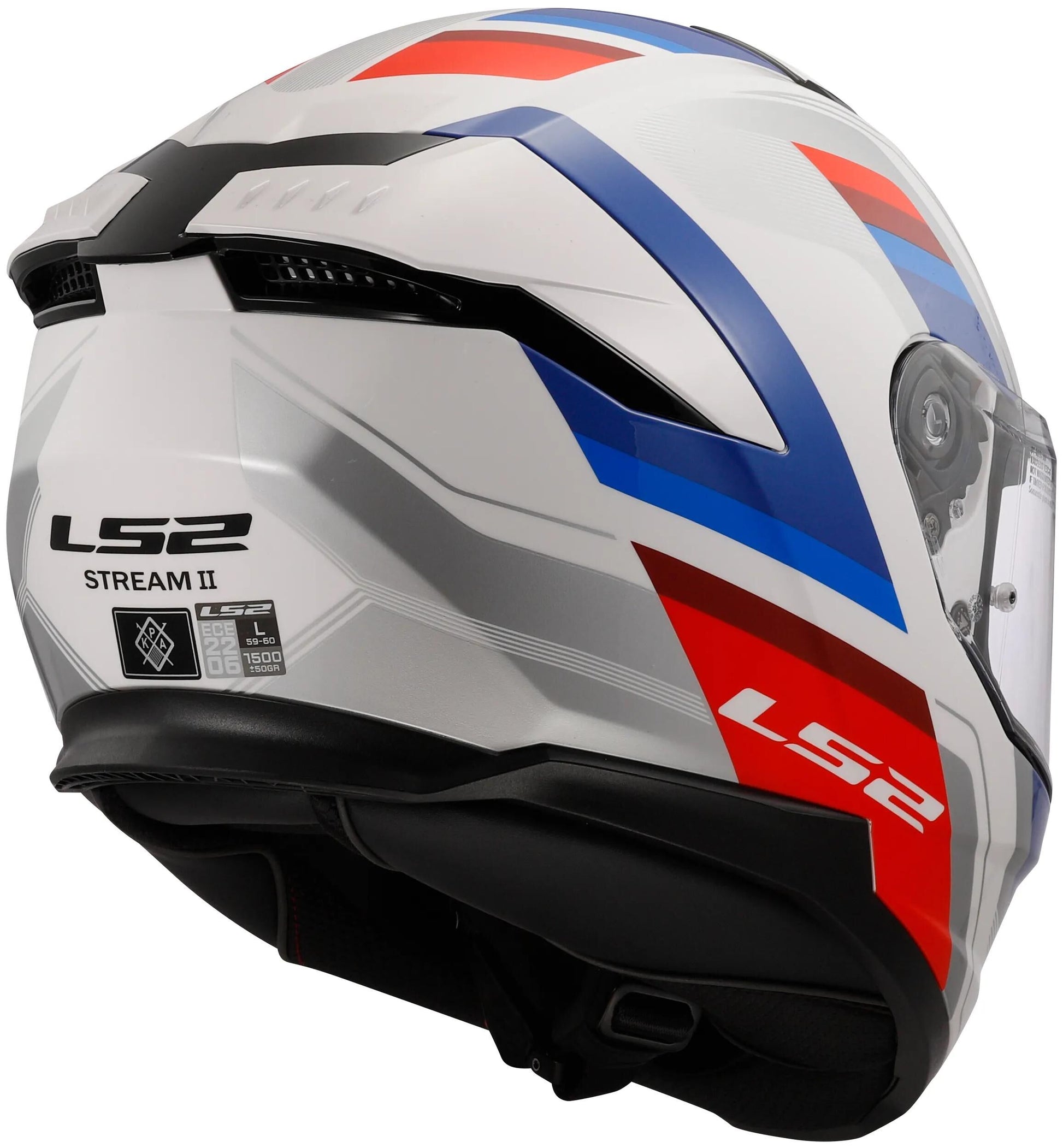 Ls2 integraalhelm ff808 stream ii vintage helmet ff808 stream i vintage ws bl rt gr. s
