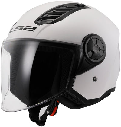 Ls2 jethelm of616 airflow ii solid helmet airflow ii of6 solid white gr. m
