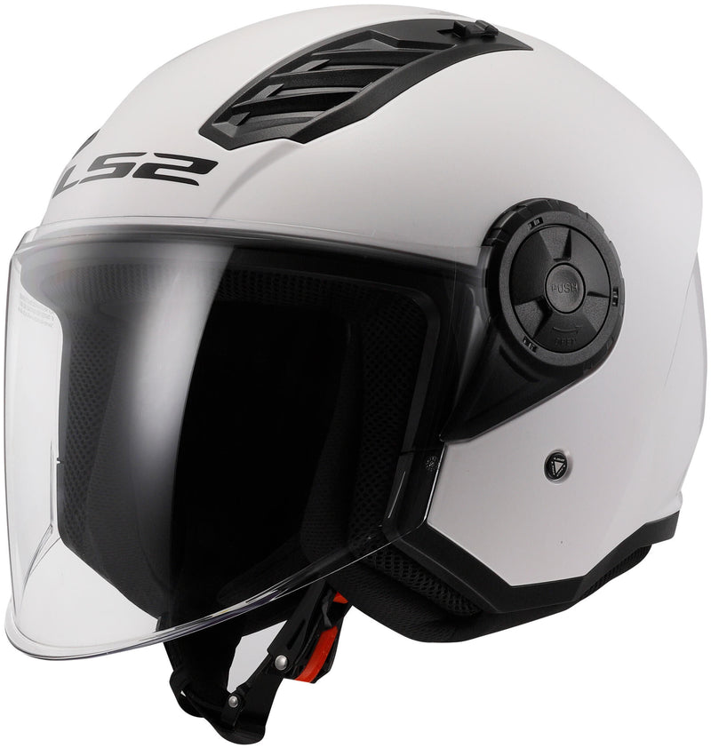 Ls2 jethelm of616 airflow ii solid helmet airflow ii of6 solid white gr. l