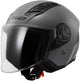 Ls2 jethelm of616 airflow ii solid helmet airflow ii of6 solid nardo gray gr. xxl