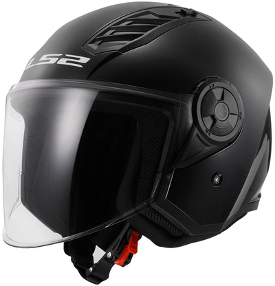 Ls2 jethelm of616 airflow ii solid helmet airflow ii of6 solid black gr. xs