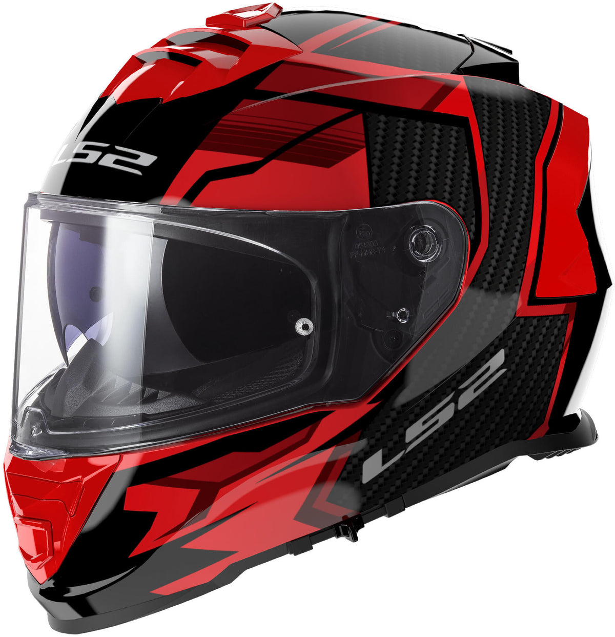 Ls2 integraalhelm ff800 storm ii tracker helmet storm ii ff800 tracker black red gr. s