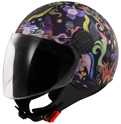 Ls2 jethelm of558 sphere lux ii bloom helmet of558 sphere lux ii bloom bl rs gr m