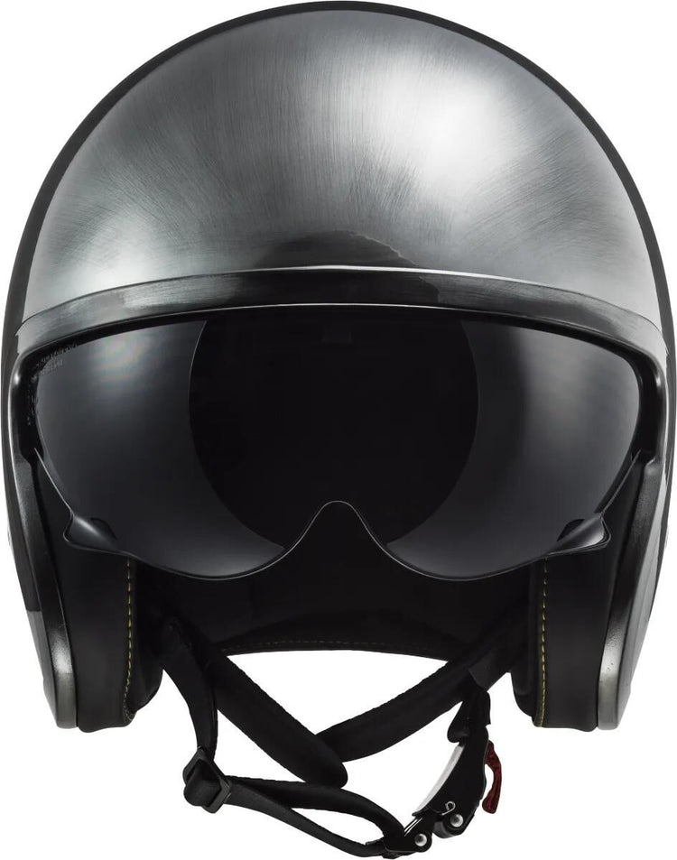 Ls2 jethelm of599 spitfire ii jeans helmet of599 spitfire ii jeans titanium gr. s