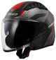 Ls2 jethelm of600 copter ii diston helmet of600 copter ii diston gr rt gr. m