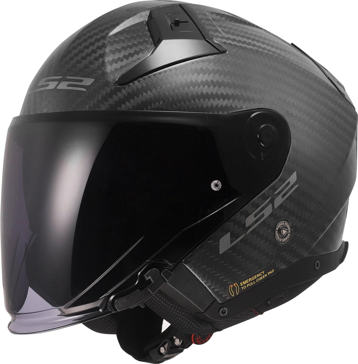 Ls2 jethelm of603 infinity ii carbon solid helmet of603 infinity ii matt carbon gr. m