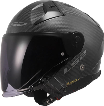 Ls2 jethelm of603 infinity ii carbon solid helmet of603 infinity ii matt carbon gr. m