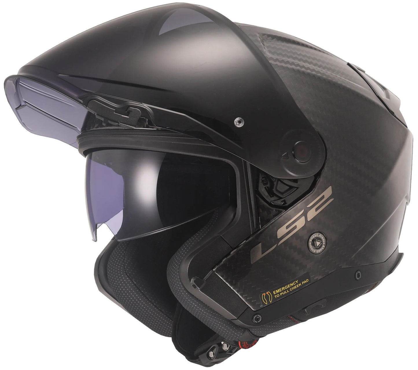 Ls2 jethelm of603 infinity ii carbon solid helmet of603 infinity ii matt carbon gr. m