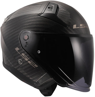 Ls2 jethelm of603 infinity ii carbon solid helmet of603 infinity ii matt carbon gr. xl