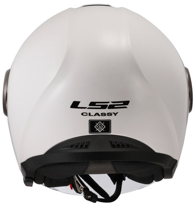 Ls2 jethelm of620 classy solid helmet of620 classy solid white gr. m
