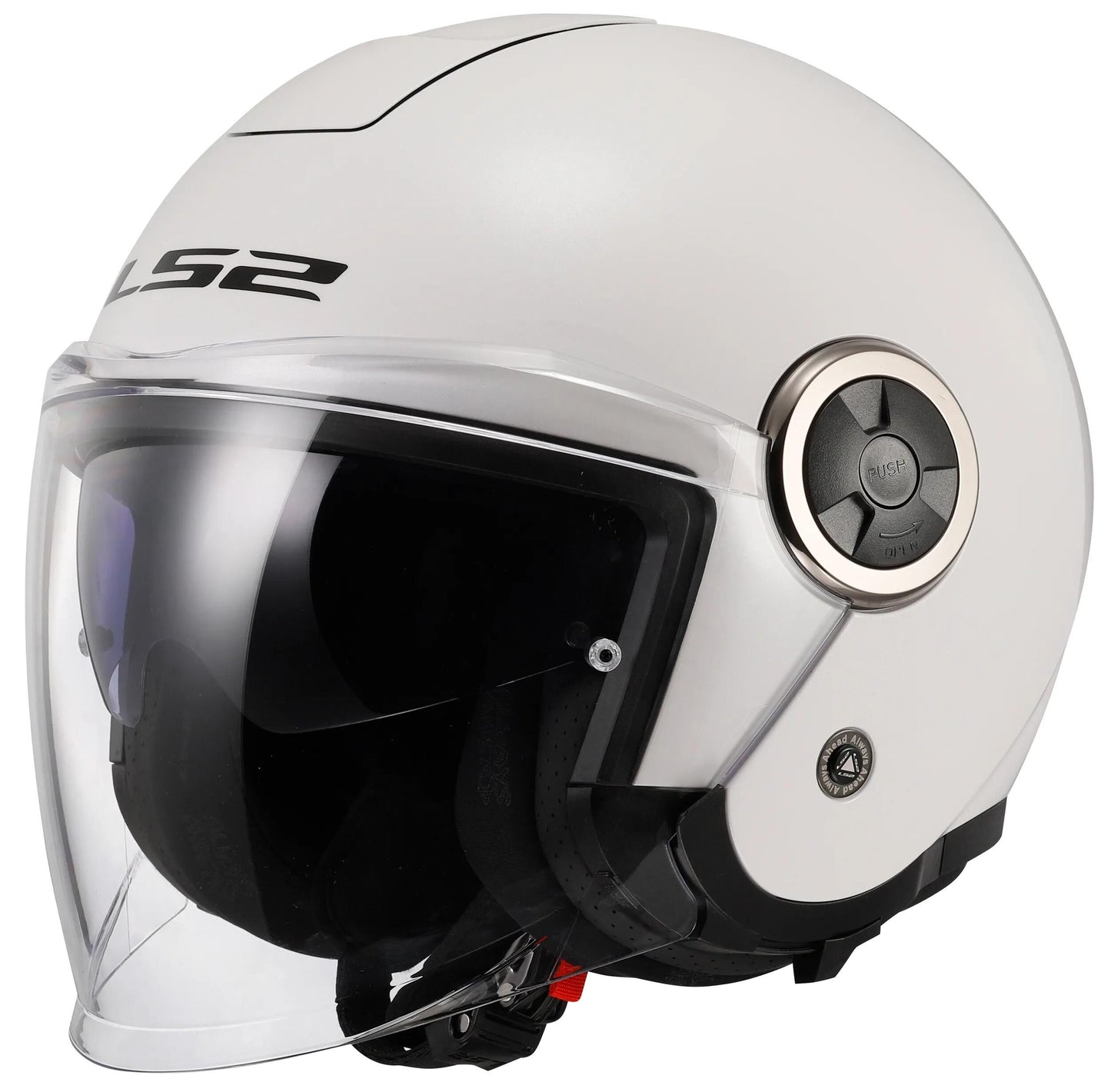 Ls2 jethelm of620 classy solid helmet of620 classy solid white gr. l