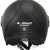 Ls2 jethelm of620 classy solid helmet of620 classy solid matt black gr. l