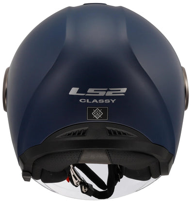 Ls2 jethelm of620 classy solid helmet of620 classy solid navy blue gr. l