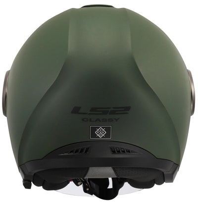 Ls2 jethelm of620 classy solid helmet of620 classy solid m. gn gr. l