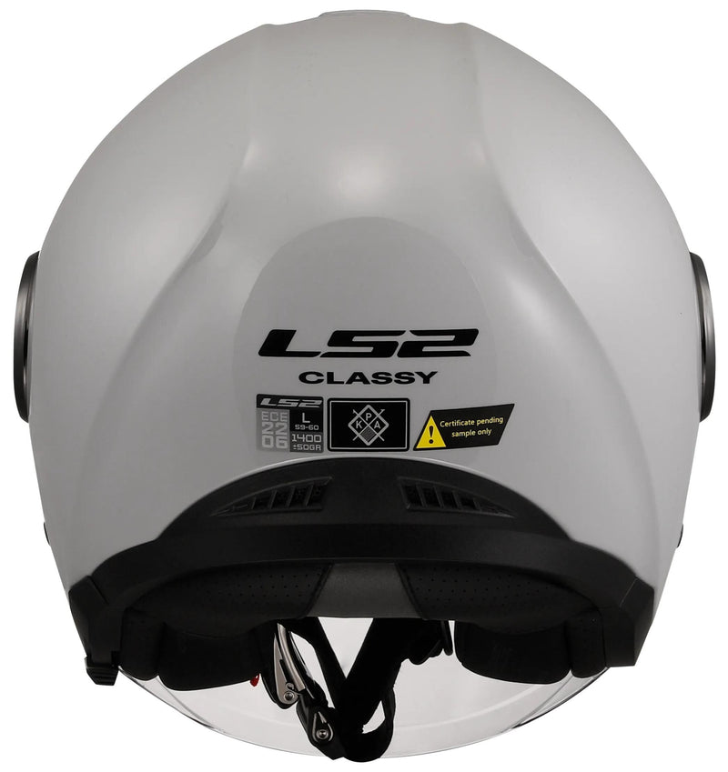 Ls2 jethelm of620 classy solid helmet of620 classy solid pearl gray gr. xs