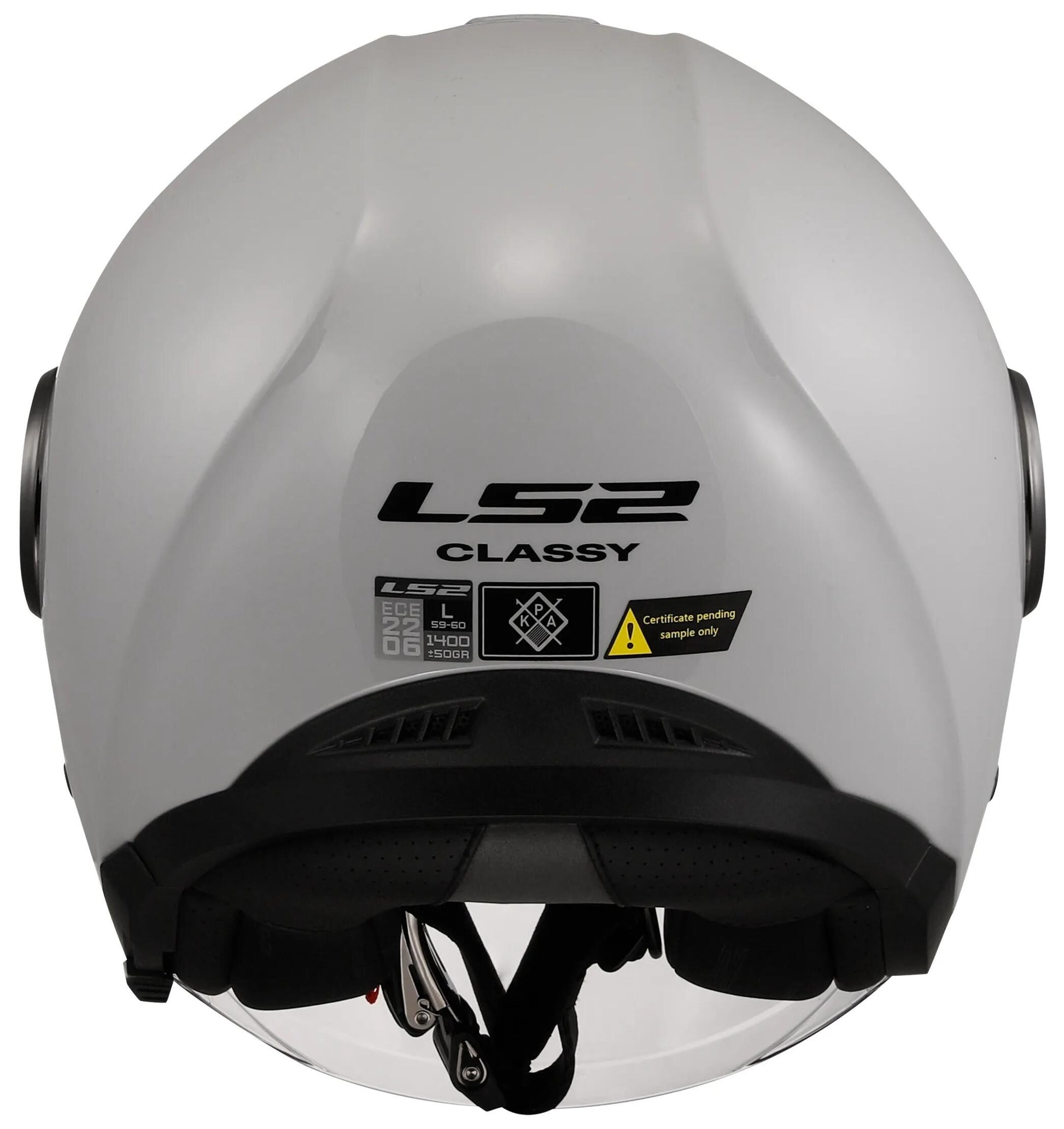 Ls2 jethelm of620 classy solid helmet of620 classy solid pearl gray gr. m