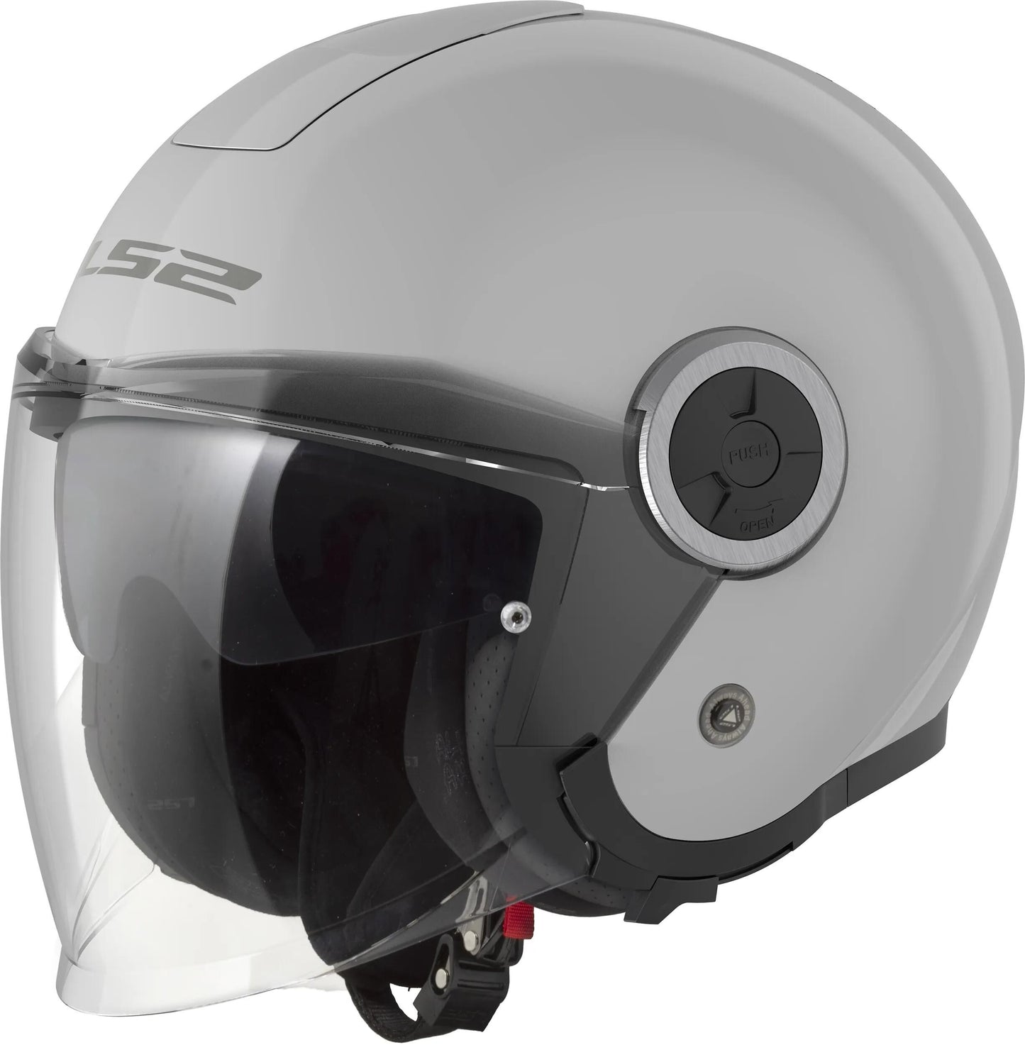Ls2 jethelm of620 classy solid helmet of620 classy solid pearl gray gr. l