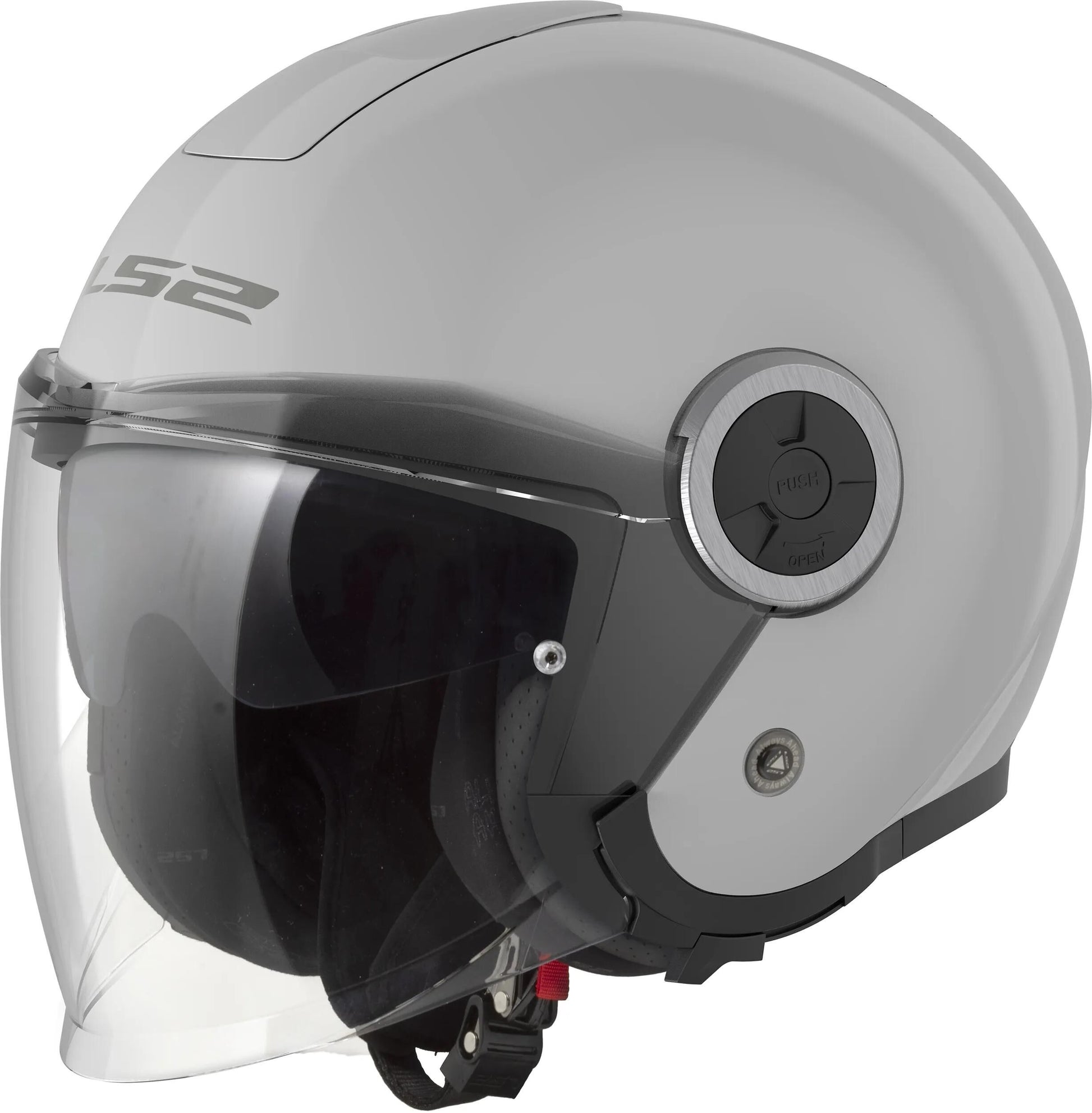 Ls2 jethelm of620 classy solid helmet of620 classy solid pearl gray gr. l