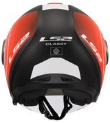 Ls2 jethelm of620 classy disko helmet of620 classy disco bw rt ws gr. m - afbeelding 1