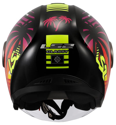 Ls2 jethelm of620 classy palm helmet of620 classy palm black gr. s