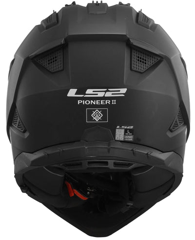 Ls2 endurohelm mx702 pioneer ii solid helmet mx702 pioneer ii matt black gr. s