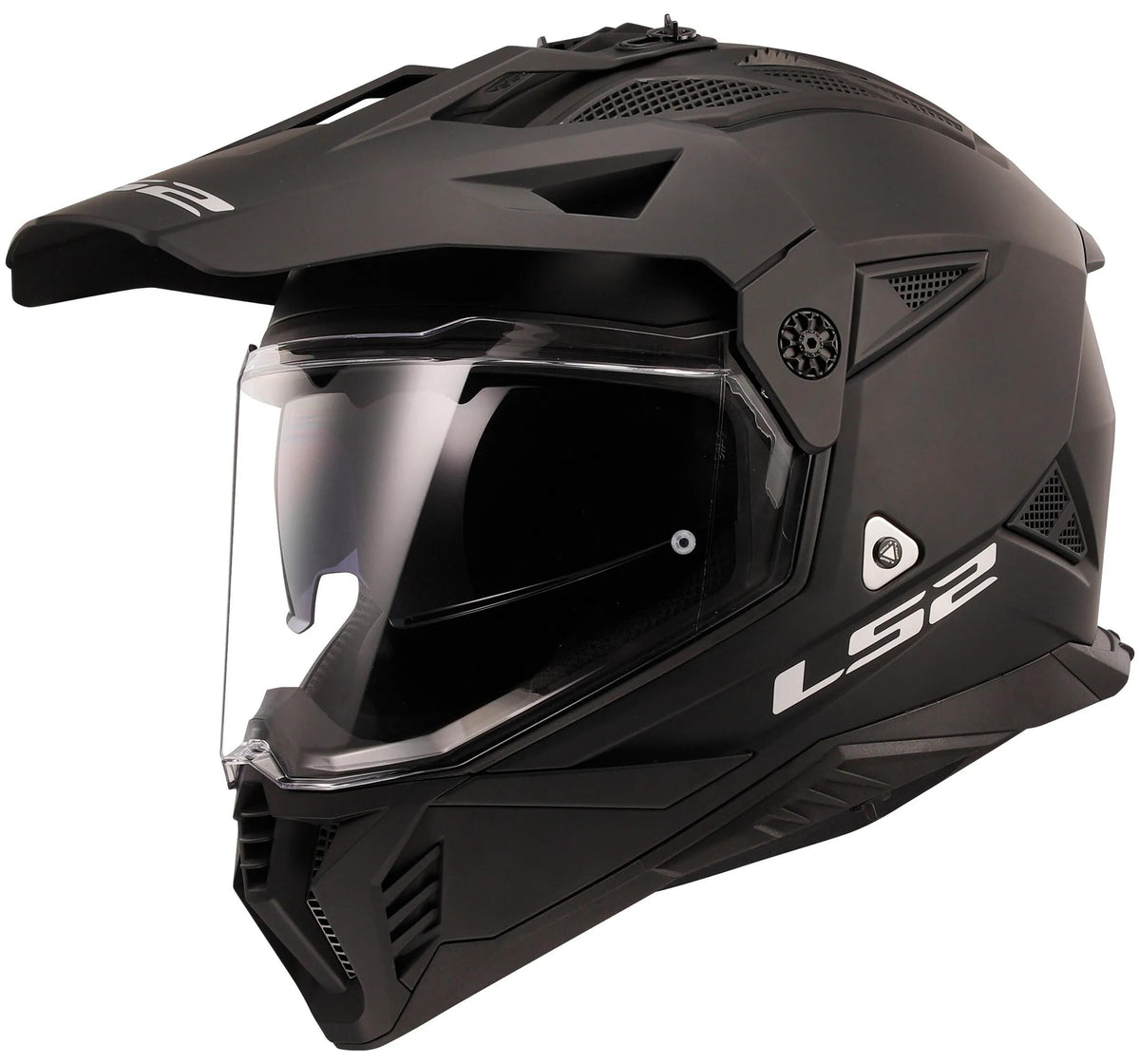 Ls2 endurohelm mx702 pioneer ii solid helmet mx702 pioneer ii matt black gr. m