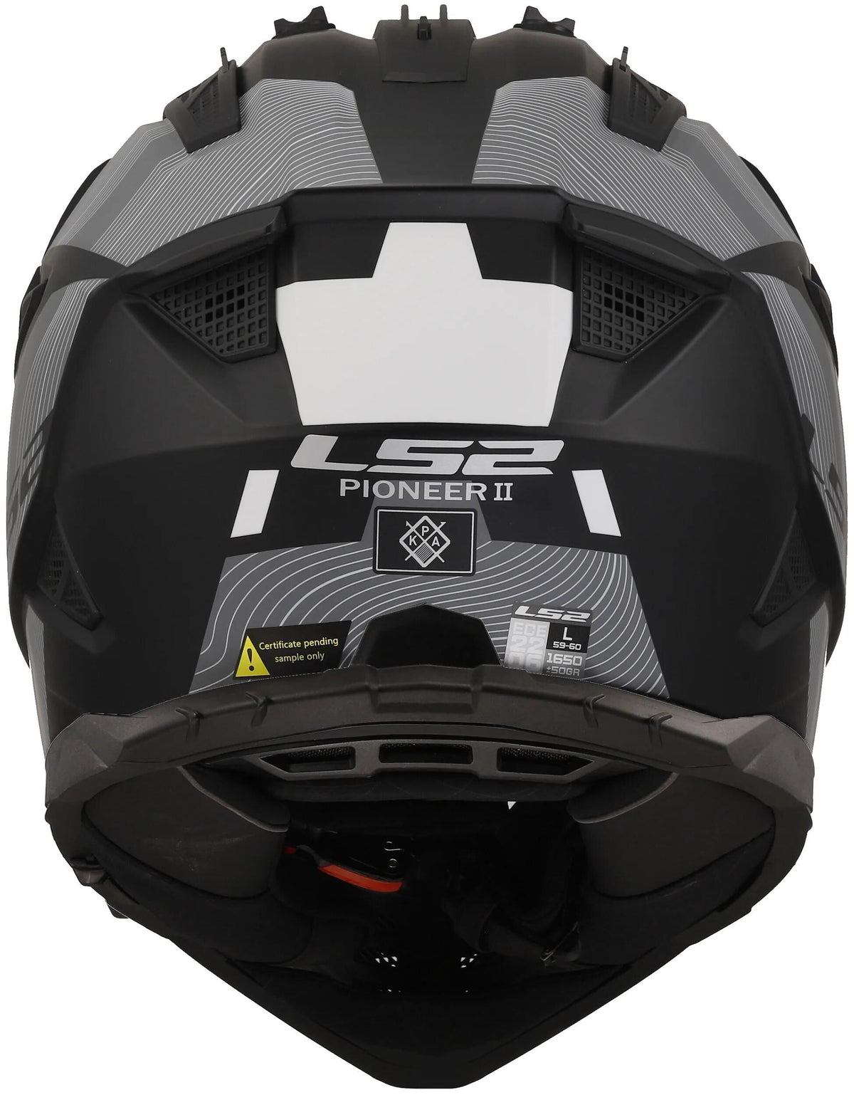 Ls2 endurohelm mx702 pioneer ii hill helmet mx702 pioneer ii hill m. bw ws gr. s