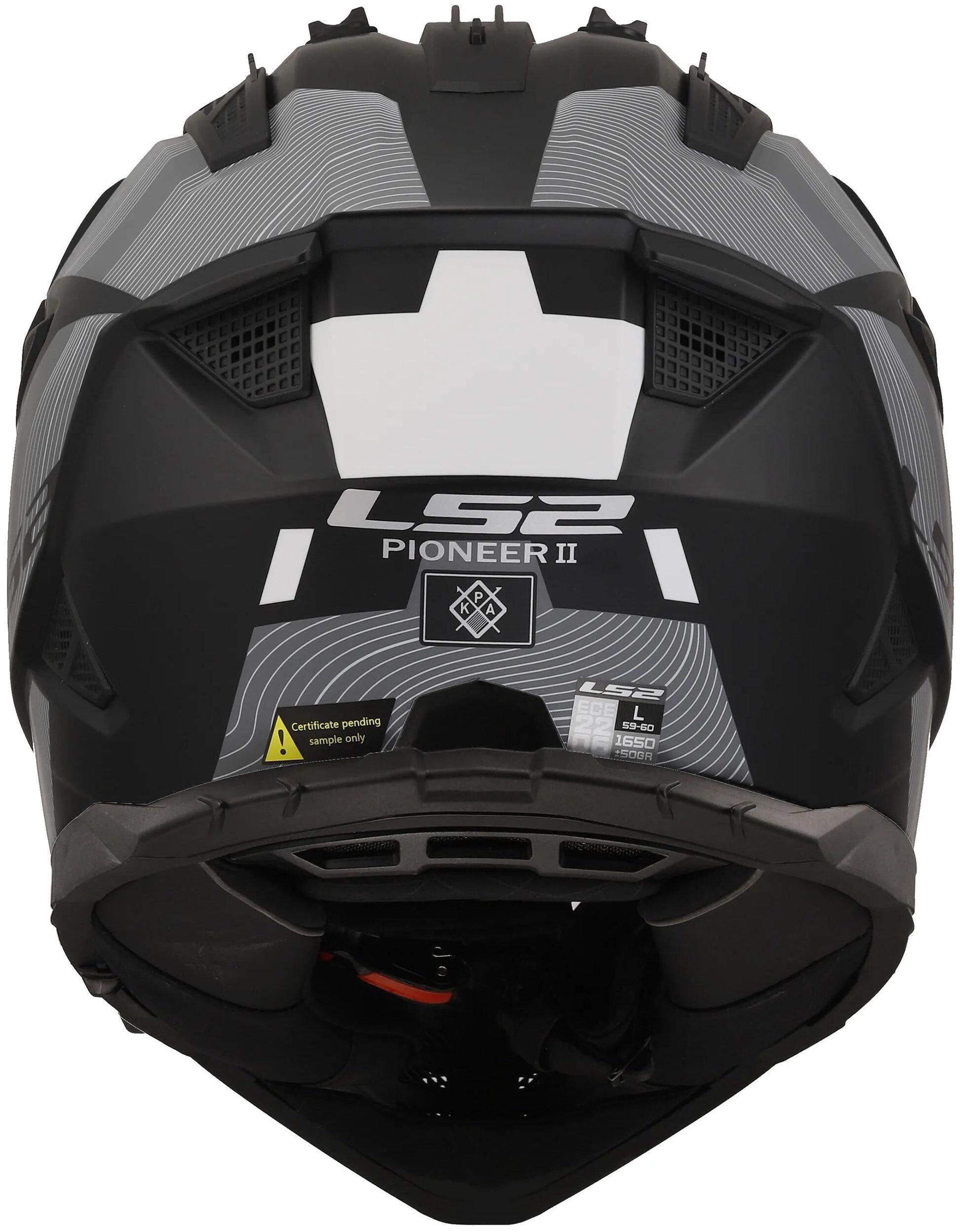 Ls2 endurohelm mx702 pioneer ii hill helmet mx702 pioneer ii hill m. bw ws gr. l