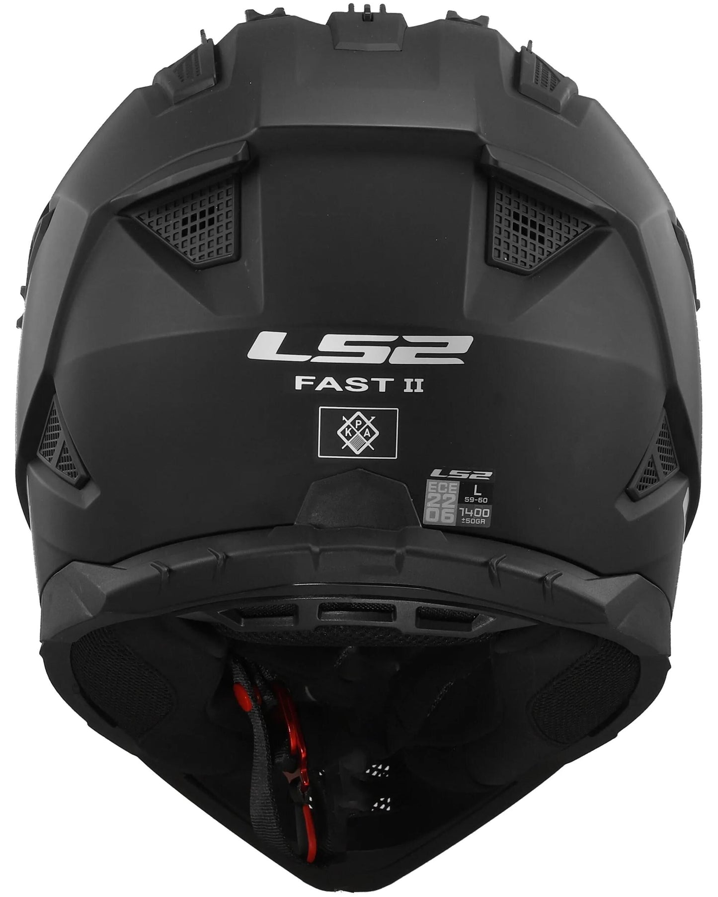 Ls2 crosshelm mx708 fast ii solid helmet mx708 fast ii solid matt black gr. l