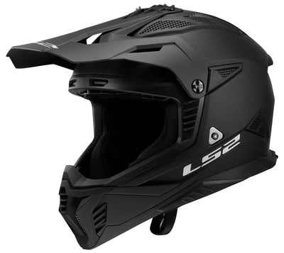 Ls2 crosshelm mx708 fast ii solid helmet mx708 fast ii solid matt black gr. xl