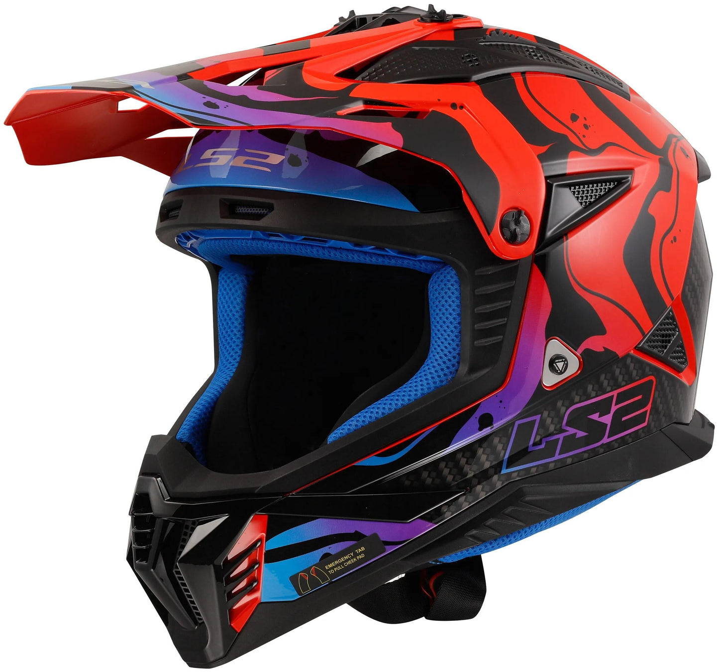 Ls2 crosshelm mx708 fast ii wash helmet mx708 fast ii wash red gr. m