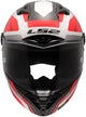 Ls2 integralhelm ff805 thunder carbon gp raute helmet ff805 thunder gp rhombus white red size