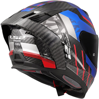 Ls2 integralhelm ff807 dragon trax helmet ff807 dragon trax blue red gr. m
