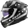 Ls2 integraalhelm ff808 stream ii galdam helmet ff808 stream i galdam black white gr. l