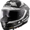 Ls2 integraalhelm ff808 stream ii galdam helmet ff808 stream i galdam black white gr. xx
