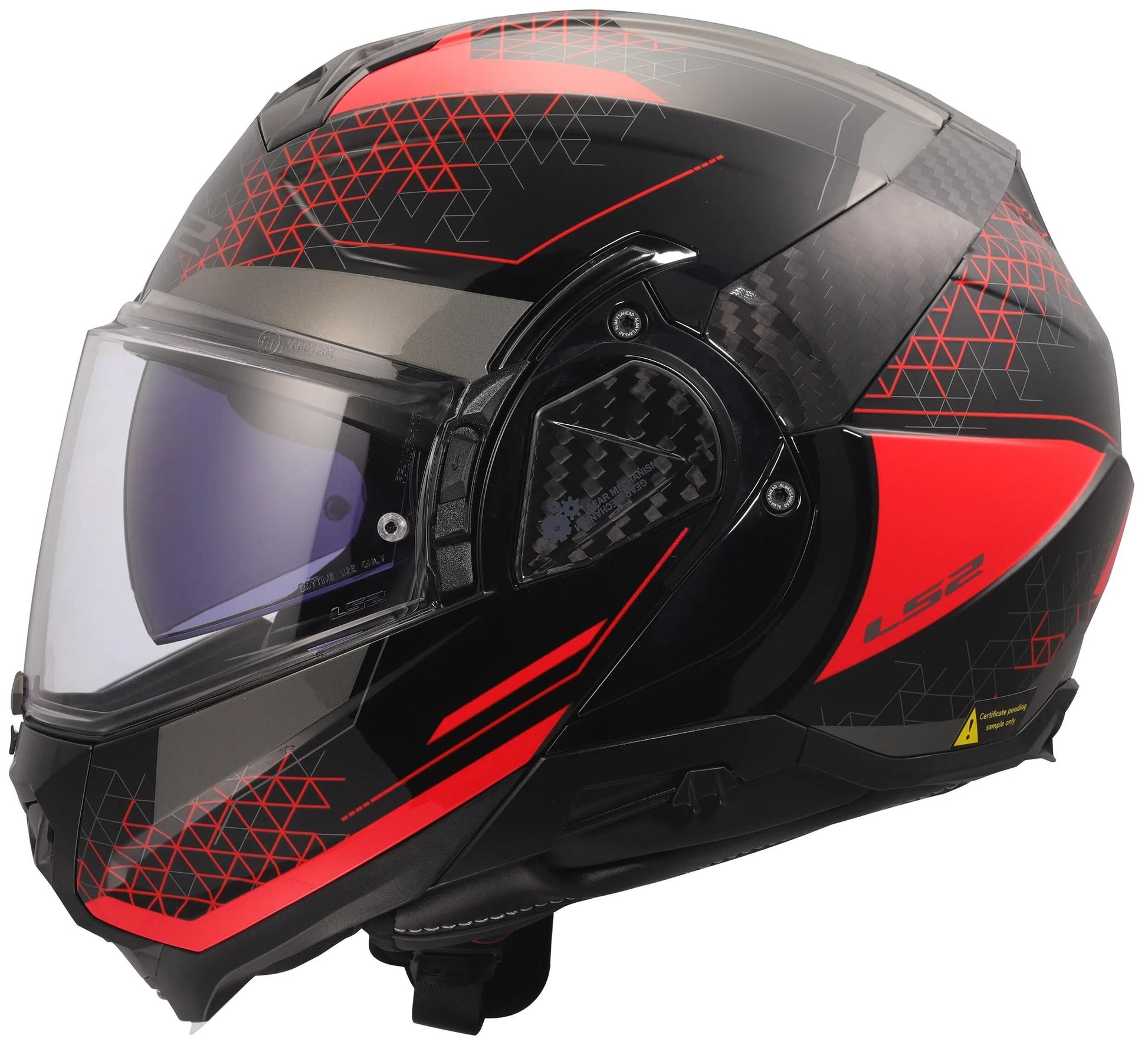 Ls2 klapphelm ff910 advant ii astral helmet ff910 advant ii astral m black red