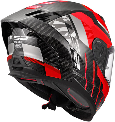 Ls2 integralhelm ff807 dragon trax helmet ff807 dragon trax red gr. s