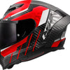 Ls2 integraalhelm ff807 dragon trax helmet ff807 dragon trax red gr. xxl
