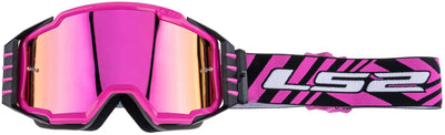 Ls2 crossbrille charger pro crossglasses charger pro pink iridium visor