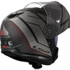 Ls2 klapphelm ff908 strobe ii code helmet strobe ii ff90 code black grey matt xxl