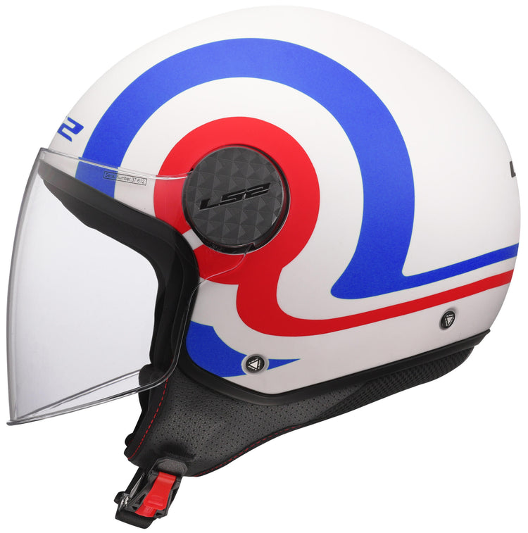 Ls2 jethelm of558 sphere lux ii urby helmet sphere lux ii urby white bl red matt l